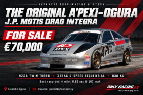 THE ORIGINAL A’PEXi–OGURA / J.P. MOTIS DRAG INTEGRA