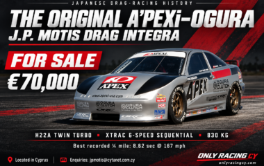 THE ORIGINAL A’PEXi–OGURA / J.P. MOTIS DRAG INTEGRA